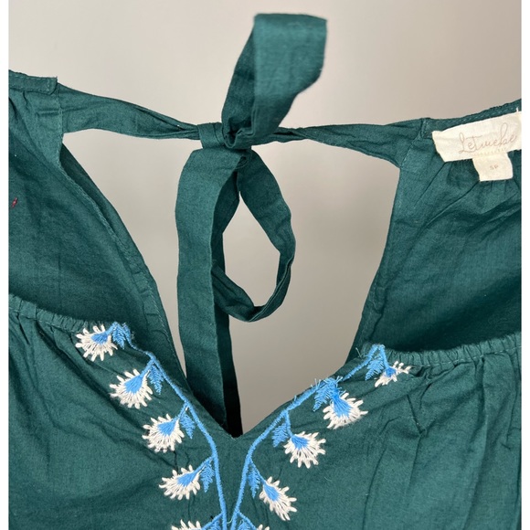 ANTHROPOLOGIE LET ME BE Embroidered Tunic Mini Dress - Picture 10 of 10